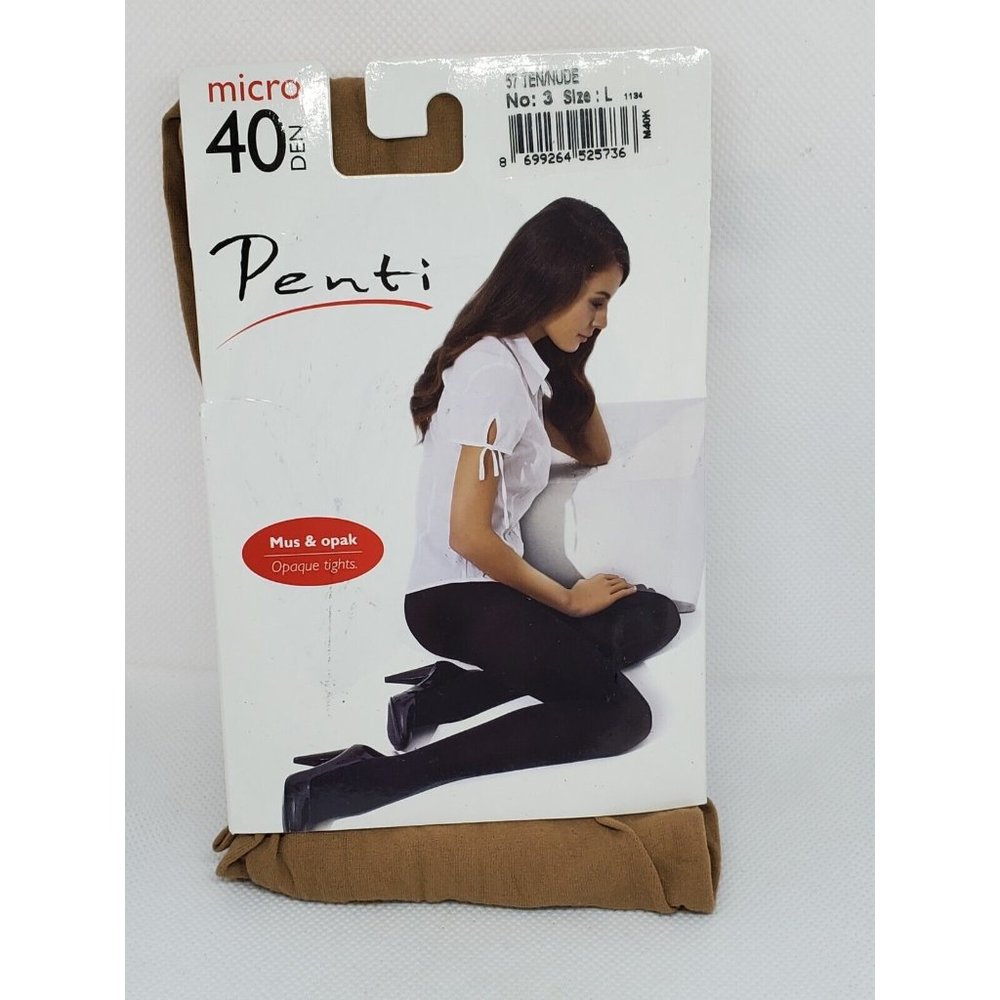 Penti Micro 40 Den 57 Nude #3 Mus & Opak Size Large Opaque Tights 5736